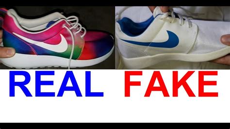 identify fake nike roshe|how to identify fake nikes.